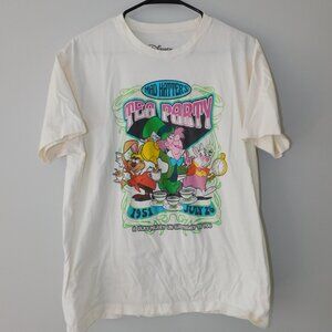 DISNEY Mad Hatter's Tea Party 1951 Very Merry Un-Birthday t shirt - Alice
